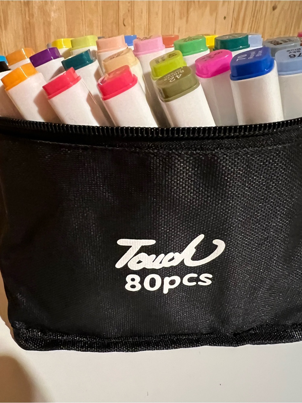 Touch 80pcs Kids Marker Set with Black Carry Case
